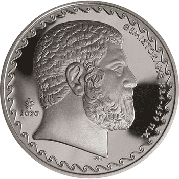 ギリシャ 2020年 サラミスの海戦2500周年 10ユーロ銀貨 プルーフ