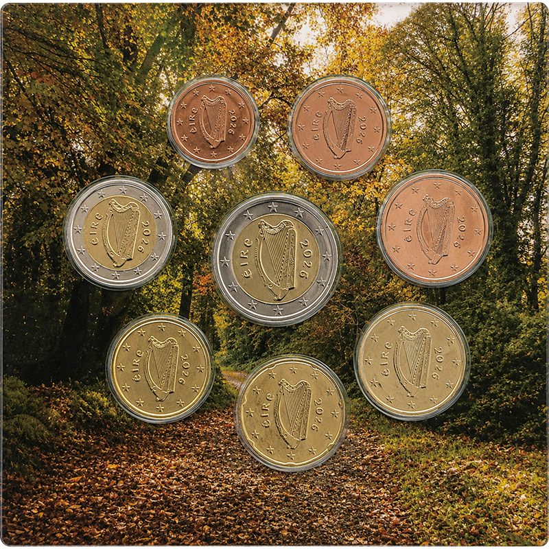 アイルランド 2026年 アイルランドの森林を楽しむ 通常貨8種未使用