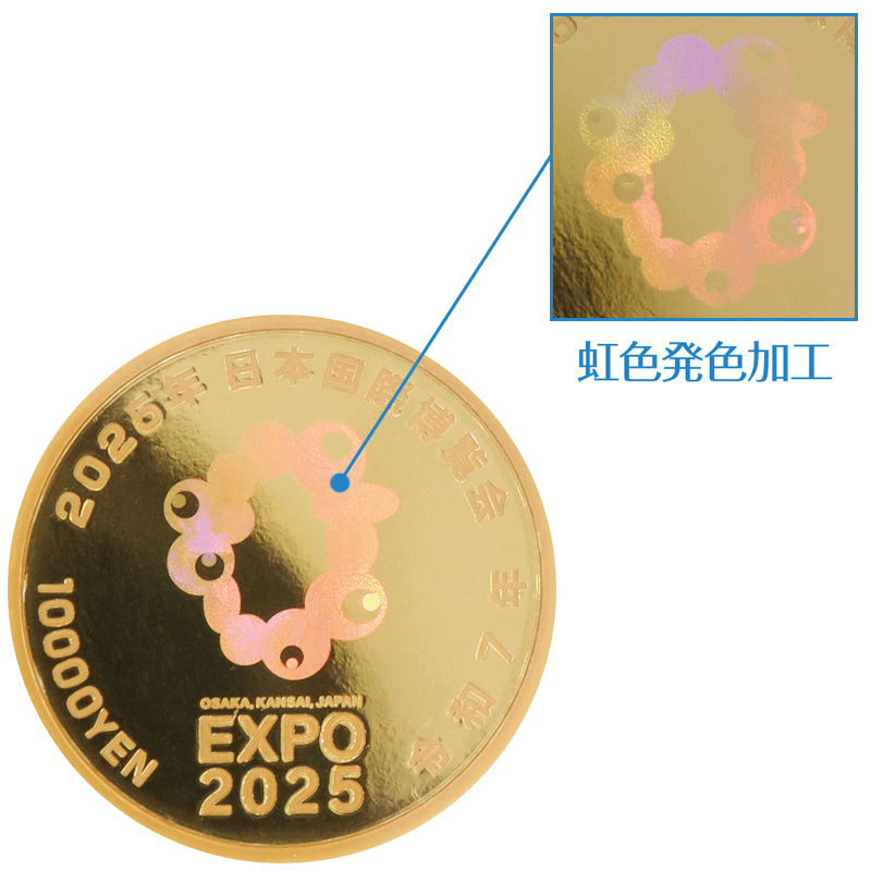 日本 2025年 2025年日本国際博覧会記念 (第三次発行) 最終貨 10000円