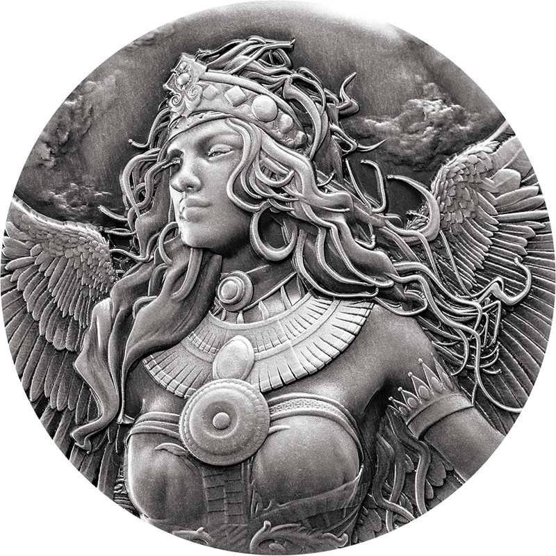 リベリア 2025年 エジプトの遺産 女神イシス 20ドル銀貨 アンティーク