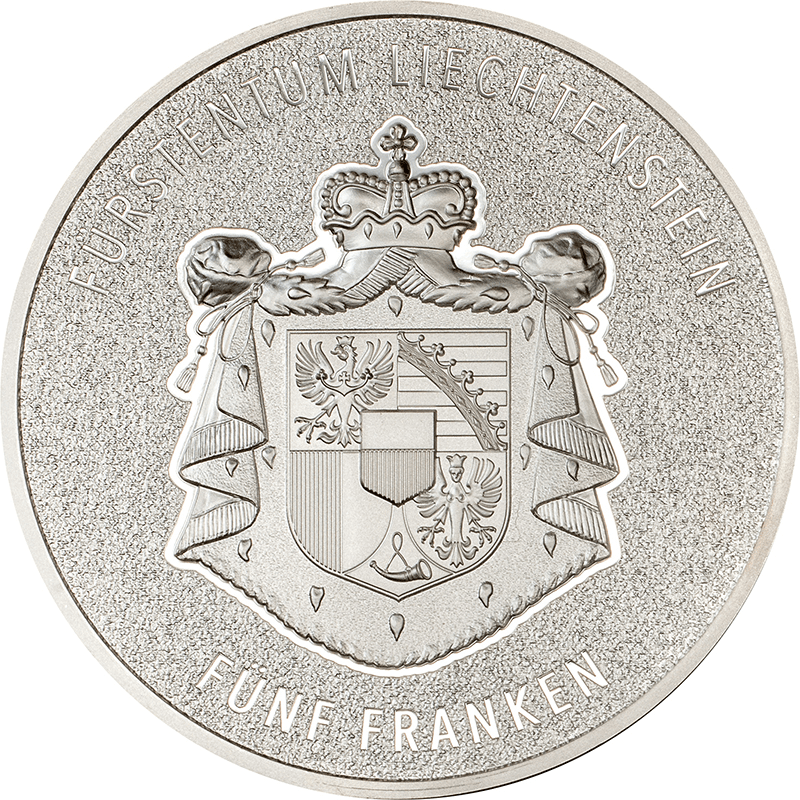 マ*ー様 1900年リヒテンシュタイン 5クローネ 銀貨　レア　ハイグレード リヒテンシュタイン公国 2024年 スイスフラン導入100周年 10フラン