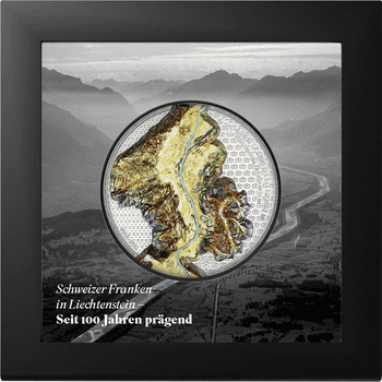 リヒテンシュタイン公国 2024年 スイスフラン導入100周年 25フラン