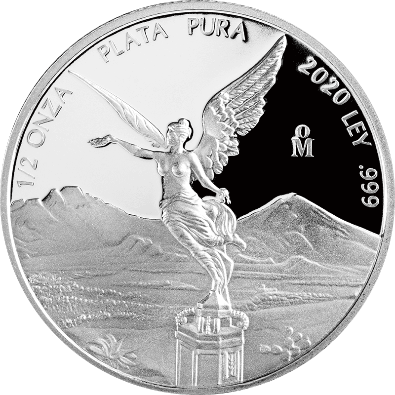 メキシコ 2020年 新リベルタード銀貨 1/2オンス銀貨 プルーフ | オンラインショップ | 泰星コイン株式会社