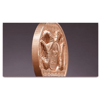 モンゴル 2022年 アルガリ 250トグログ銅貨 プルーフライク（ウルトラハイレリーフ）