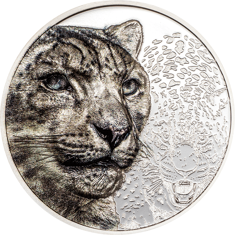 2024 2オンス モンゴル ユキヒョウ：ワイルドモンゴリアシリーズ