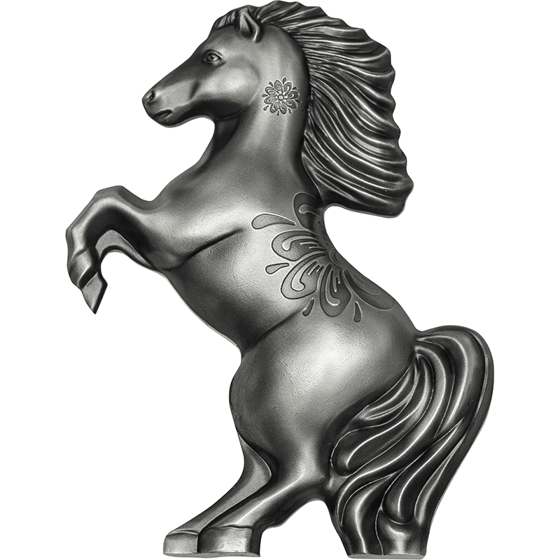 モンゴル銀幣 美品 未使用近い 発行枚数40万枚 意外希少 本物です