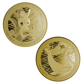ニュージーランド 2021年 マオリ芸術 タンガロア 10ドル金貨2種セット プルーフ