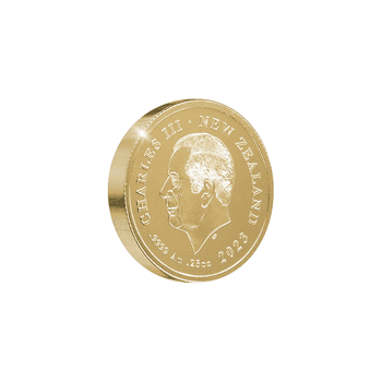 ニュージーランド 2023年 エリザベス2世の生涯と貢献 2ドル金貨 1/4オンス プルーフ
