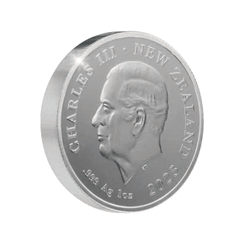 ニュージーランド 2023年 ピワカワカ 1ドルカラー銀貨 プルーフ