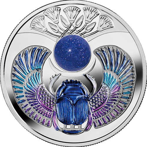 ニウエ 年 スカラベシリーズ サファイア スカラベ 1ドルカラー銀貨 プルーフ Taisei Coins Online Shop 泰星コイン株式会社 オンラインショップ