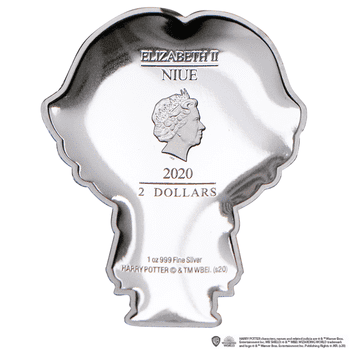 ニウエ 2020年 ちびキャラコインコレクション ハリー・ポッター(TM)シリーズ ロン・ウィーズリー(TM) 2ドルカラー銀貨 プルーフ