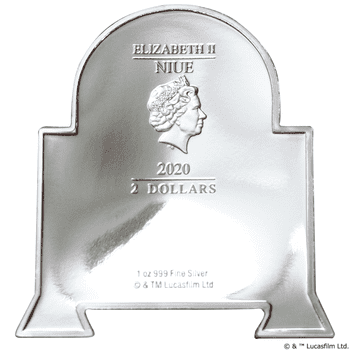 ニウエ 2020年 ちびキャラコインコレクション スター・ウォーズ R2-D2(TM) 2ドルカラー銀貨 プルーフ