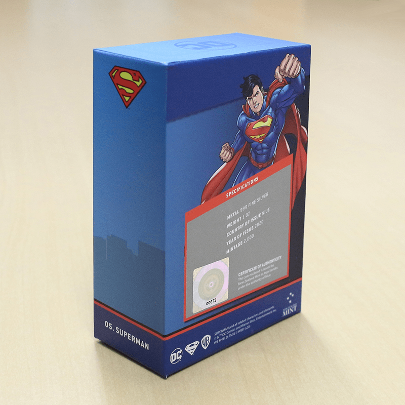WEB限定】 ニウエ 2021 スーパーマン 銀貨 スーパーヒーロー 