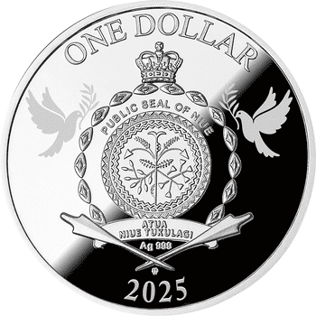 ゴッホ　ニウエ　銀貨 2019年 絵画の至宝 ひまわりNiue プルーフ銀貨 2020年ニウエ発行 ゴッホのひまわり2oz銀貨
