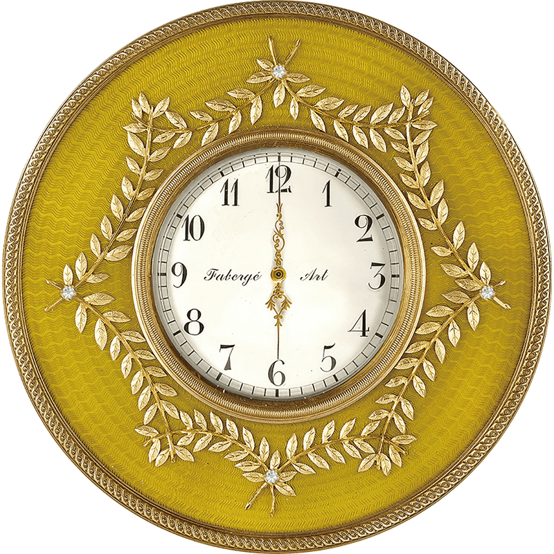 ニウエ 2025年 ファベルジェ・アート 黄金の置時計 1ドルカラー