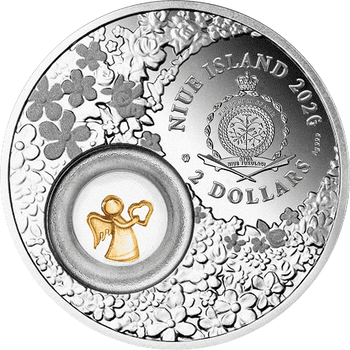 ニウエ 2025年 メリー・クリスマス 1ドルカラー銀貨 プルーフ