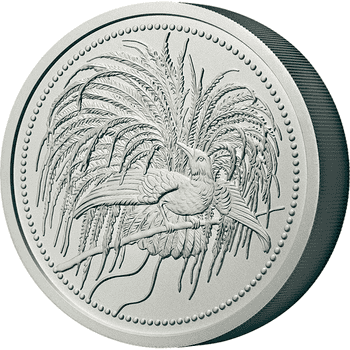 パプアニューギニア 2020年 極楽鳥 200キナ銀貨 1キロ 艶消しプルーフ