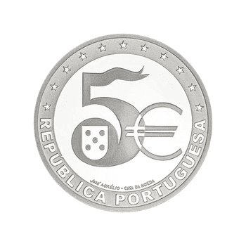 ポルトガル 2022年 ユーロ導入20周年 5ユーロ白銅貨 未使用