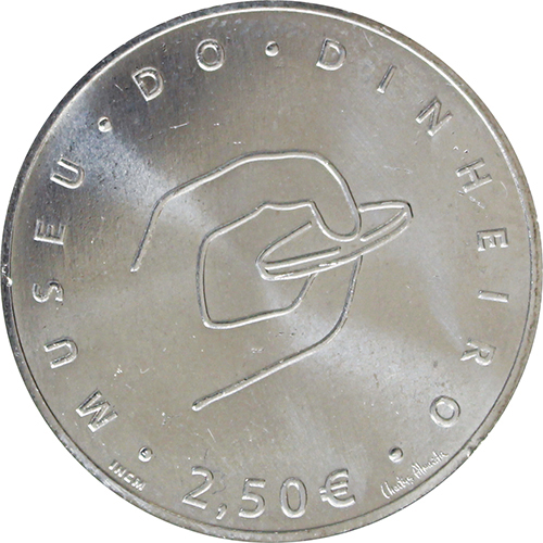 ポルトガル 2016年 貨幣博物館開館記念 2.5ユーロ白銅貨 未使用