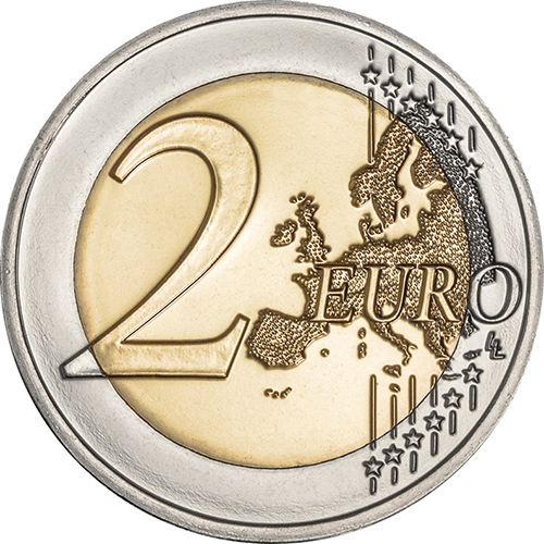 ポルトガル 2018年 ポルトガル国立印刷局設立250周年 2ユーロバイメタル貨ブリスターパック入 プルーフ