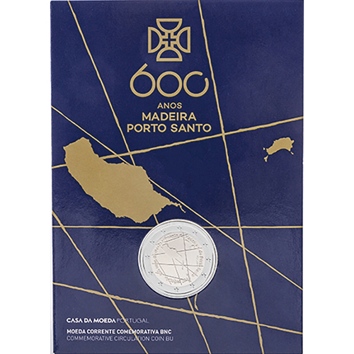 ポルトガル 19年 マデイラ島発見600周年 2ユーロバイメタル貨 未使用 Taisei Coins Online Shop 泰星コイン株式会社 オンラインショップ