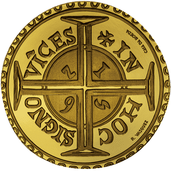 ポルトガル 2022年 貴重な貨幣シリーズ セバスティアン王の金貨 1.5ユーロ金貨 プルーフ