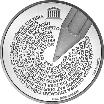 ポルトガル 2020年 世界ポルトガル語の日 5ユーロ銀貨 プルーフ
