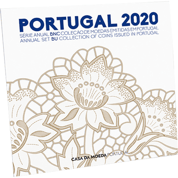 ポルトガル 2020年 通常貨セット 通常貨8 種未使用セット （1、2、5、10、20、50セント貨、1、2ユーロ貨） 未使用
