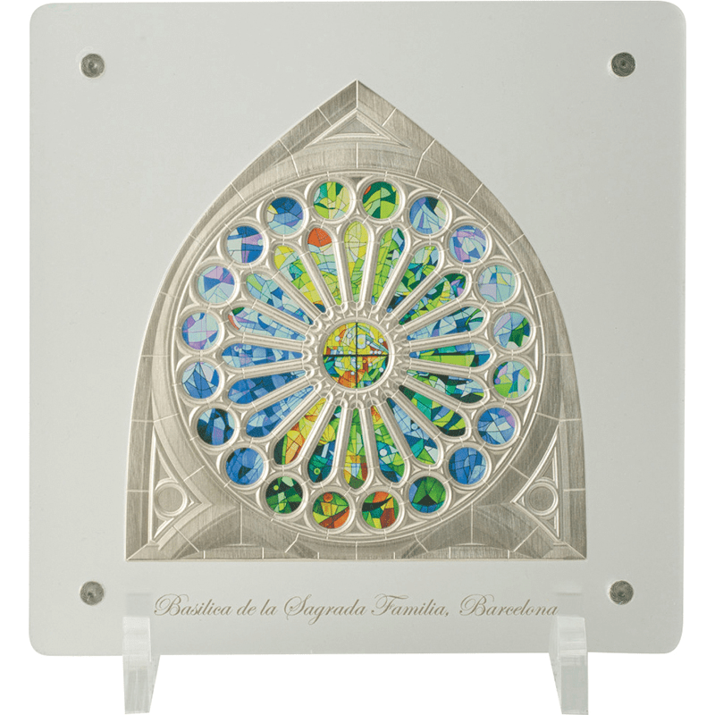 ピトケアン諸島 2025年 サグラダ・ファミリアのバラ窓 5ドル銀貨