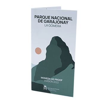 スペイン 2022年 ユネスコ世界遺産 ガラホナイ国立公園 記念2ユーロ貨ブリスターパック入 プルーフ