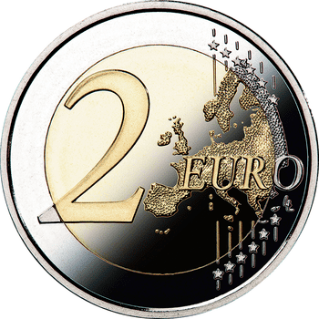 スペイン 2022年 エラスムス計画創設35周年 記念2ユーロ貨ブリスターパック入 プルーフ