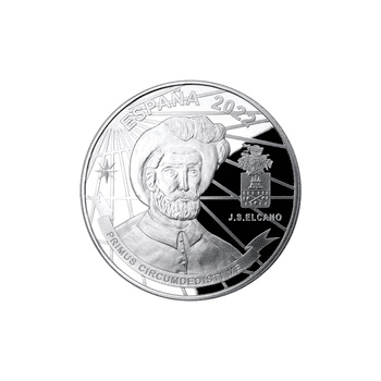 スペイン 2022年 エルカーノ世界一周500周年 最終貨 エルカーノの帰還 10ユーロカラー銀貨 プルーフ