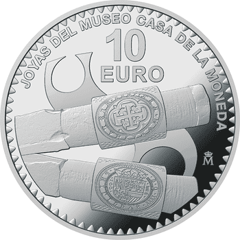 スペイン 2023年 王立スペイン造幣局博物館の至宝 センテン鋳造400周年 10ユーロ銀貨 プルーフ