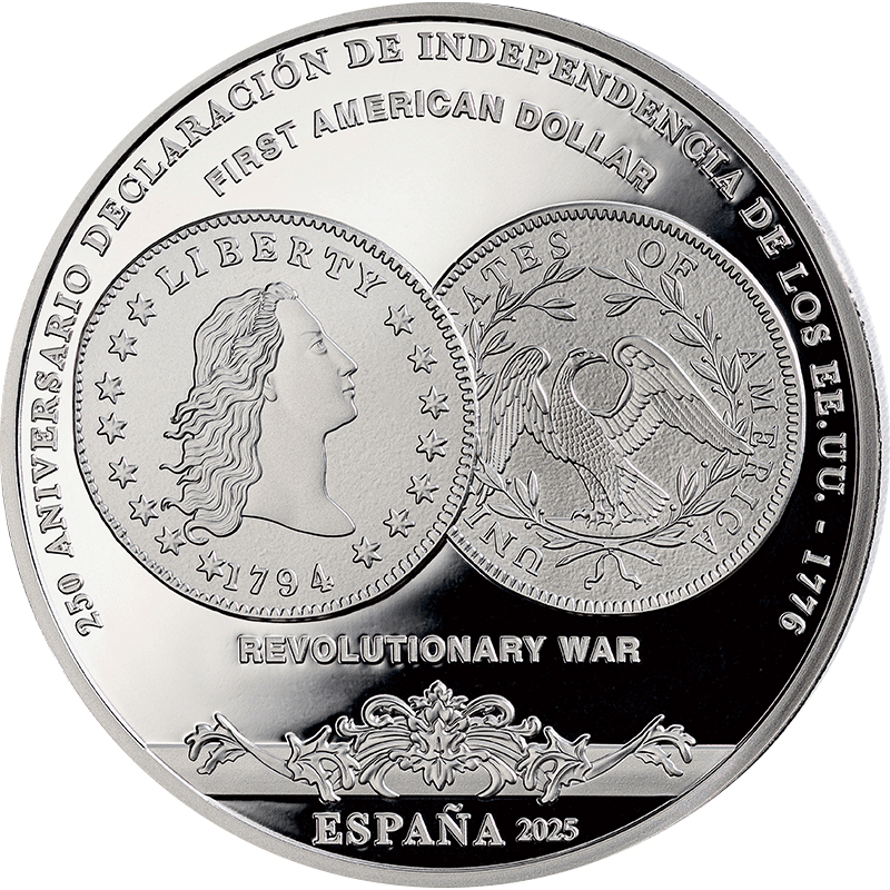 スペイン 2025年 アメリカ独立戦争/スペインの参戦250周年 最初の