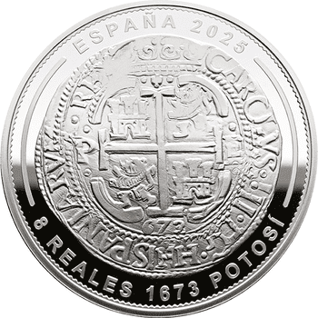 スペイン 2024年 国王フェリペ6世即位10周年 50ユーロカラー銀貨