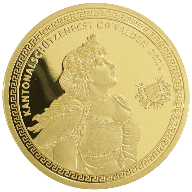 人気No.1 スイス 2019 PCGS PR70DC 現代射撃祭 アッペンツェル500F金貨 