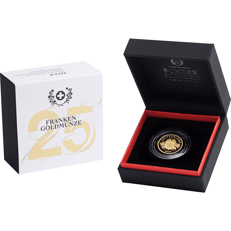 スイス 2024年 伝統的シンボル 25フラン金貨 プルーフ | オンライン