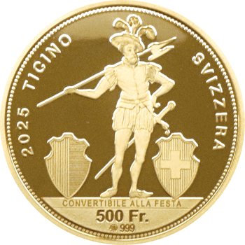 スイス 2024年 連邦射撃祭 ジュラ州 50フラン銀貨 プルーフ