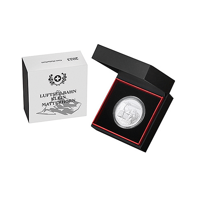 スイス 2024年 シルトホルン・ロープウェイ 最終貨 20フラン銀貨