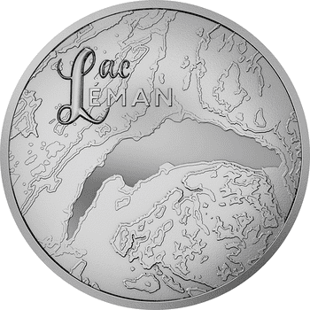 スイス 2025年 スイスの湖 マッジョーレ湖 20フラン銀貨 プルーフ