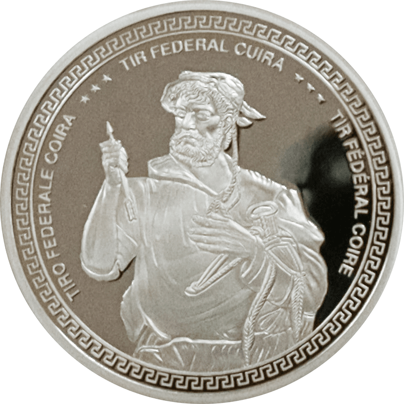 スイス 2026年 連邦射撃祭 グラウビュンデン州 50フラン銀貨 プルーフ