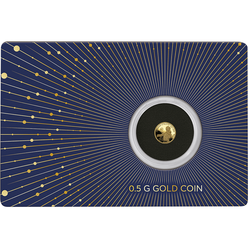 サモア 2025年 世界の小さな金貨シリーズ ヨハン・シュトラウス2世生誕