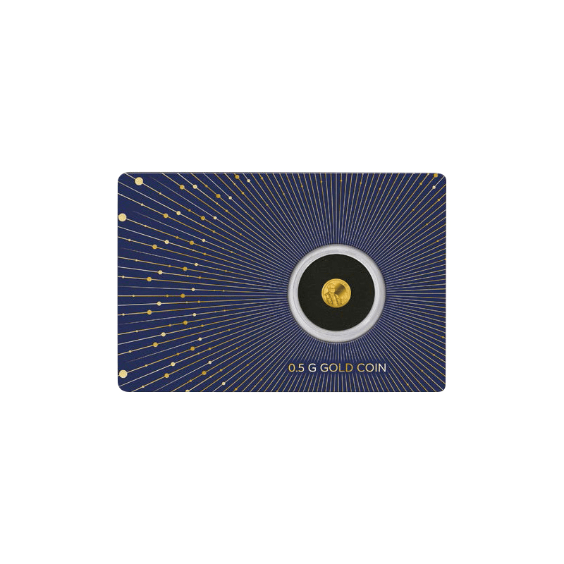 サモア 2025年 教皇レオ14世就任記念 50タラ金貨 ブリスターパック入