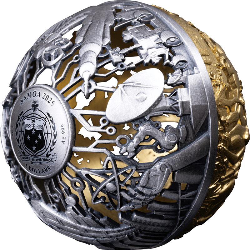 西サモア 1986年 純銀記念硬貨 5トロイオンス 西サモア 1986年 純銀