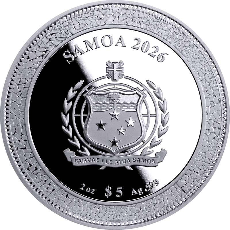 サモア 2026年 アントニ・ガウディ没後100周年 5ドルカラー銀貨