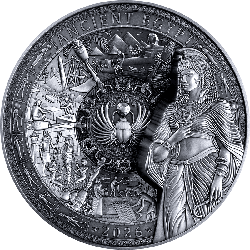 供給元問合せ】 サモア 2026年 古代エジプト クレオパトラ 20ドル銀貨