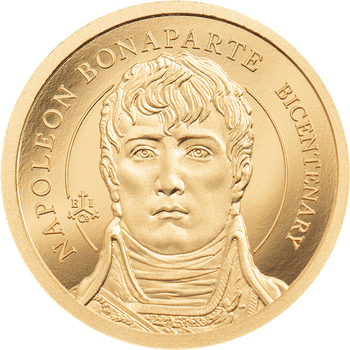 セントヘレナ 2021年 ナポレオン没後200周年 若き日のナポレオン 2ポンド金貨 プルーフ