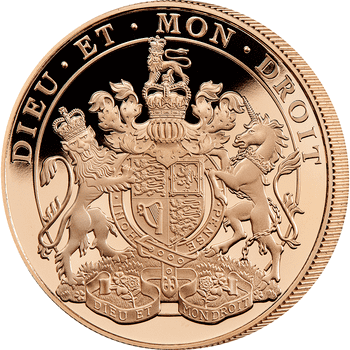 セントヘレナ 2022年 女王エリザベス2世在位70周年 ソブリン金貨コレクション 5ポンド金貨 プルーフ