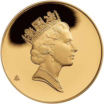 セントヘレナ 2022年 女王エリザベス2世肖像 5ポンド金貨4種セット プルーフ