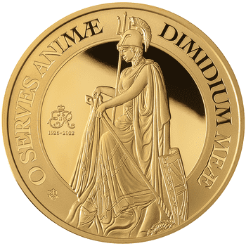 【供給元問合せ】セントヘレナ 2023年 エリザベス2世追悼コレクション  5ポンド金貨 2オンス プルーフ